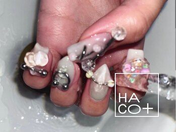 ハコプラスネイルズ 表参道 渋谷(Haco+ Nails)/Kurumi | デザインアート+
