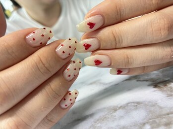 ランファビューティー(蘭花Beauty)/バレンタインネイル