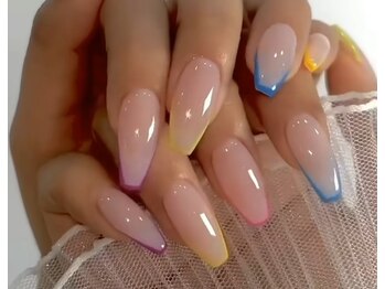 And Mirror nail salon/スキニーフレンチ