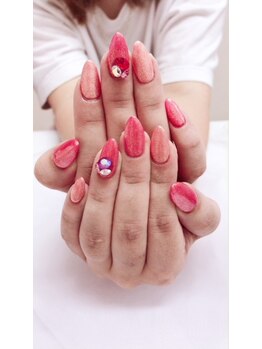 ネイルサロンアンドジュエリー アリュール(ALLURE)/パーティーカラーネイル♪