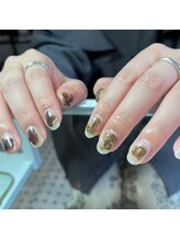 プリュネ(Prune)/ブラウン/ゴールド