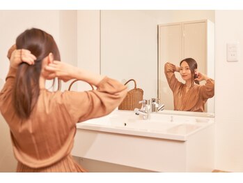 酵素の恵 松井山手店/個室空間でゆったり身支度