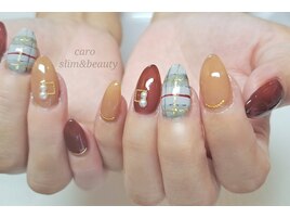 チェックネイル