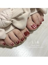 リアンド(Li&)/フットチェックネイル♪