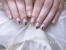 フェロン 小倉店(feron.)/nuanceミラーネイルデザイン