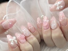 リボンアディクト(ribbon addict)/シルクネイル♪