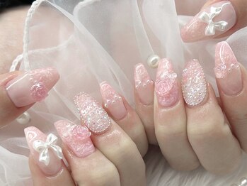 リボンアディクト(ribbon addict)/シルクネイル♪