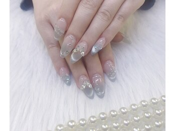 クイーンネイル 新宿(Queen nail)/チップ長さ出しデザイン放題