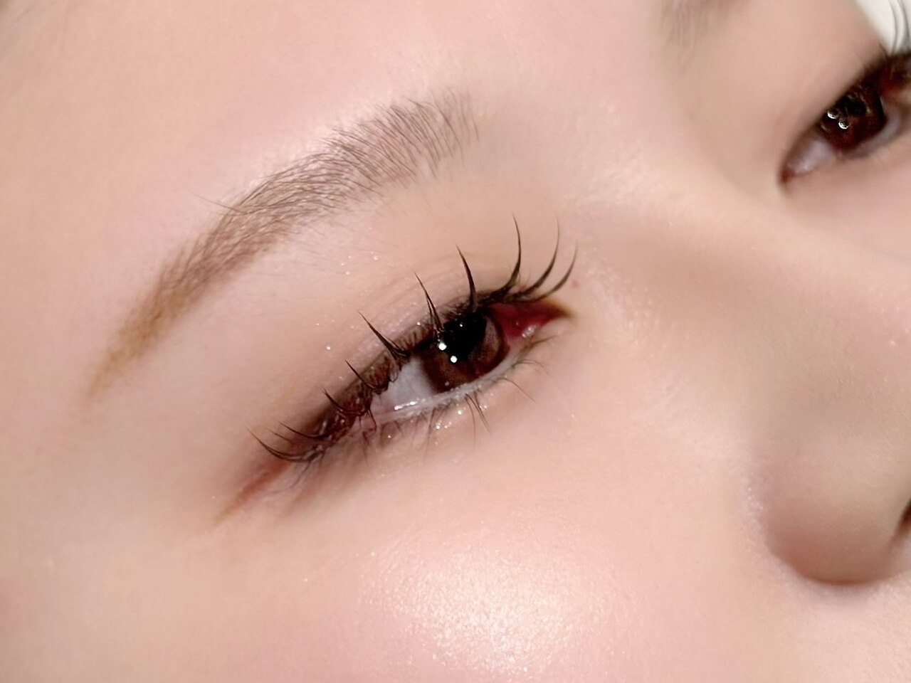 【モチ1.5倍◎LEDマツエク】フラットラッシュ120本(オフ込)\5500