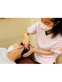 ヘッドスパで癒されたい