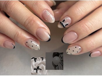 チャンプ 高の原店(Champ)/推しネイル black design