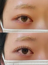 オメカシ アイラッシュアンドアイブロウ(Omekashi eyelash&eyebrow)/上まつげラッシュリフト