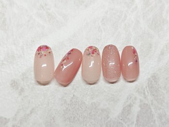 アクアソル(AQUASOL)/押し花ネイル