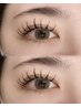 【 マツエク+眉毛 】美眉毛WAX脱毛＋LEDフラットラッシュ140本¥10,100