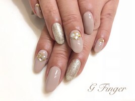 キラリと光る☆シンプルネイル