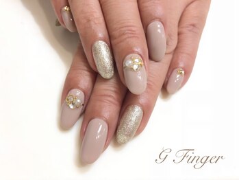 ジー フィンガー 川口店(G Finger)/キラリと光る☆シンプルネイル