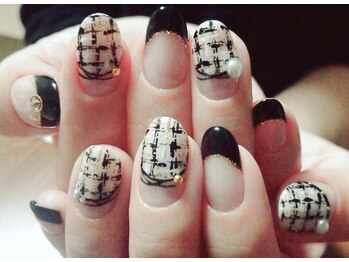 モフルール(Mofuleur)/大人ツイードネイル