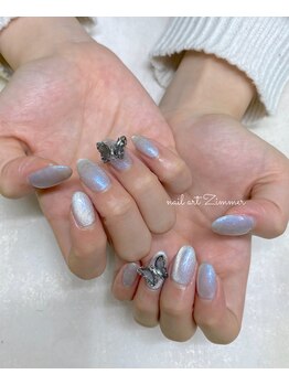 ネイルアート ジマー/蝶々マグネットコース¥8880