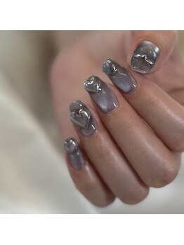 トゥデイム(TODAY'm)/ぷっくりハートネイル