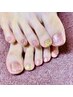 ＜同時施術＞ラッシュリフトカール＋ラメカラーフットジェルネイル　￥5,500