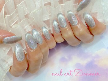 ネイルアート ジマー/シンプルマグネットフレンチ