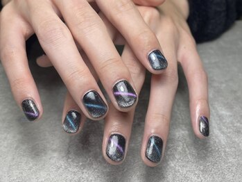 オムネイル 渋谷(HOMME NAIL)/マグネットネイル ¥7.100