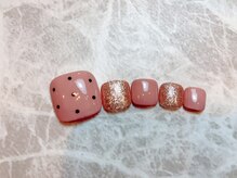 マイフェアレディ 今池(MyFairLady)/ピンク×ドット×ラメフット