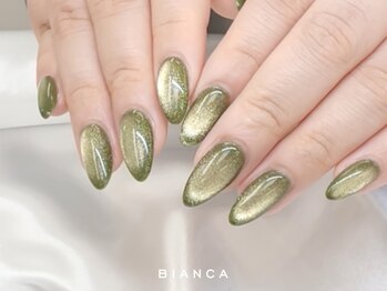 ビアンカ 市ヶ谷店(Bianca)の写真/【ネイルのスペシャリストがご提案◎】シンプル/ニュアンスが得意! 豊富なカラー、マグネットをご用意☆