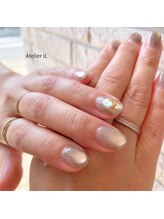 アトリエ イル(Atelier iL)/ワンポイントシェルネイル