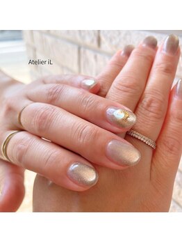 アトリエ イル(Atelier iL)/ワンポイントシェルネイル