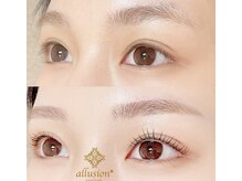アリュージョン 高槻/ 眉毛アイブロウ×まつげパーマ