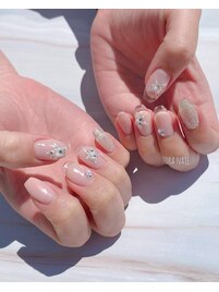 クリアフレンチネイル