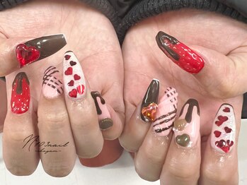 イチマルサン(N゜103)/#チョコレートネイル