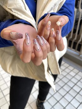 Mネイルアンドカフェ シェレステ/リボン大人気！！