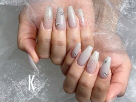 【ジェル】シンプルアート♪