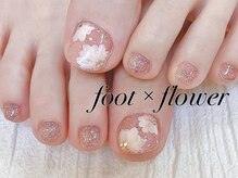 ジュリエット バイ モンネイル(Juliet by MONNAIL)/Foot 親指アート+ワンカラー