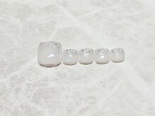 アクアソル(AQUASOL)/【FOOT】Wグラデーションネイル