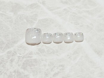 アクアソル(AQUASOL)/【FOOT】Wグラデーションネイル