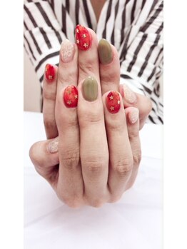 ネイルサロンアンドジュエリー アリュール(ALLURE)/大人気のべっ甲ネイル♪