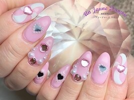 【自爪ネイル】ピンクネイル