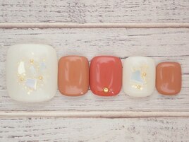 ＃シェル＃フットネイル