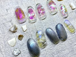 【パラジェル】オーロラネイル