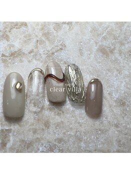 ネイルサロンクリアヴィラ(nail salon clear villa)/trend designコース￥8990