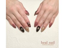 ヒールネイル(heal nail)/スカルプ Valentine nail.