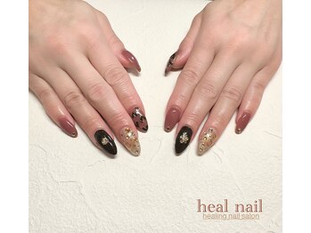 ヒールネイル(heal nail)/スカルプ Valentine nail.