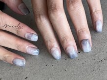 ミエレ(miele)/定額グレーもやもやインクネイル