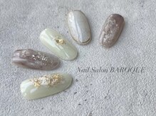 ネイルサロン バロック(Nail Salon BAROQUE)/ぷっくりニュアンスデザイン　