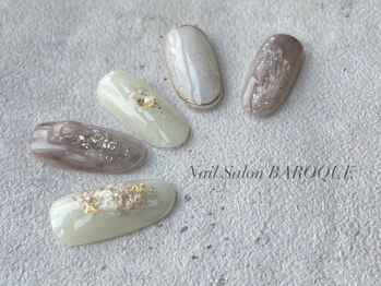 ネイルサロン バロック(Nail Salon BAROQUE)/ぷっくりニュアンスデザイン　