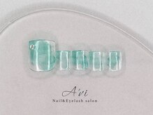 ネイルアンドアイラッシュ アヴィ(Nail and Eyelash A'vi)/フット定額デザイン　¥8100