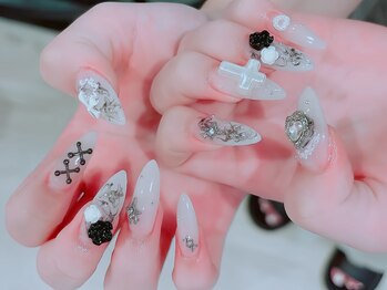 リンネイル 新大久保店(Rin Nail)/＃ゴシックネイル＃付け放題